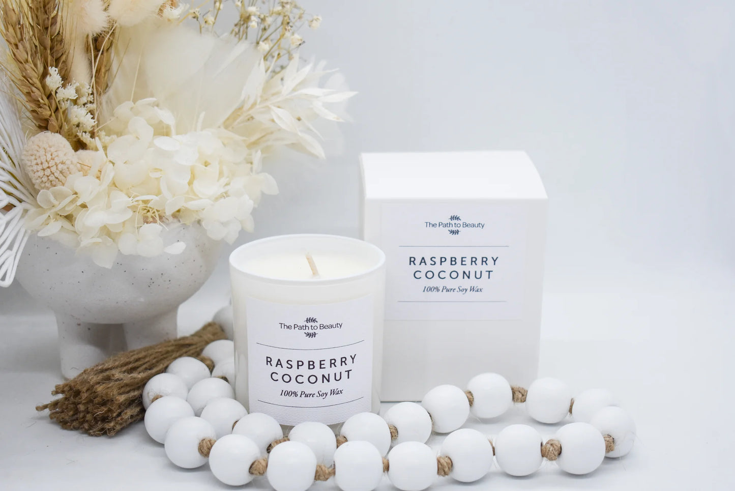 Path to Beauty Petite Candle - Raspberry Coconut