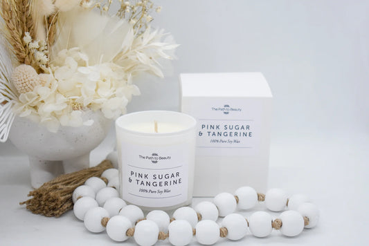 Path to Beauty Petite Candle - Pink Sugar & Tangerine