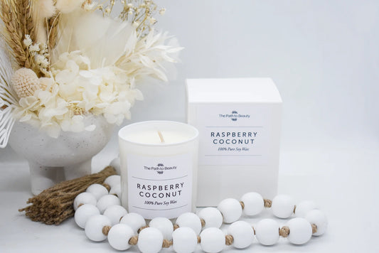 Path to Beauty Petite Candle - Raspberry Coconut