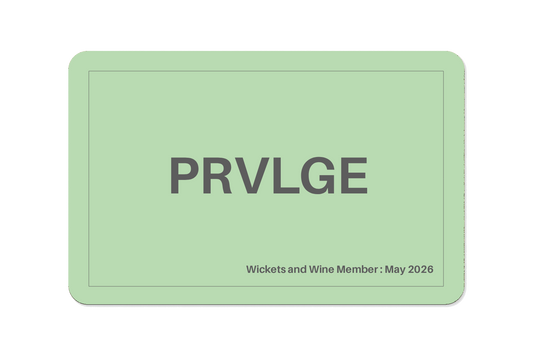 PRVLGE Wickets and Wine Membership